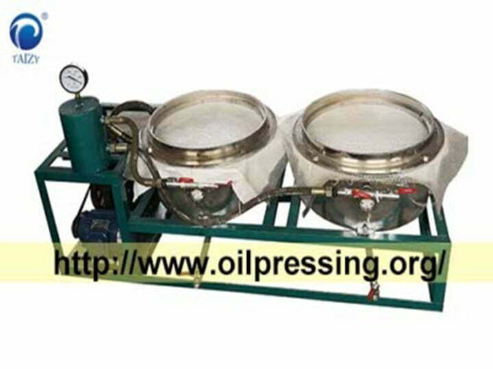 Vacuum oil filter machine