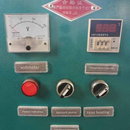 commercial screw oil press machine control panel