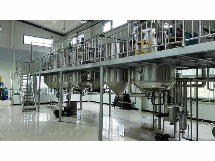 edible oil refinery machine