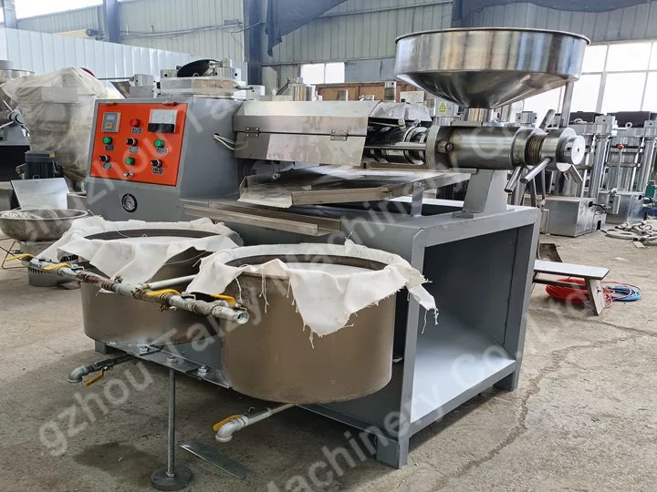 Oil extraction screw press