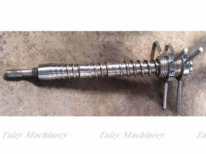 Screw oil press detail