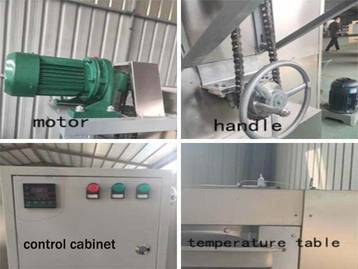 structure details of peanut roasting machine