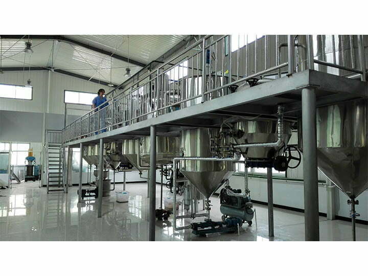 palm oil refinery machine