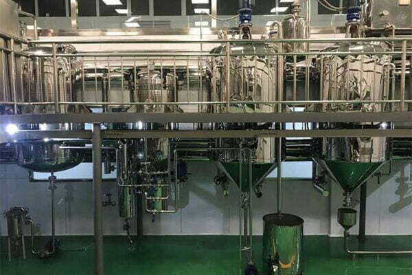 palm oil refinery machinery