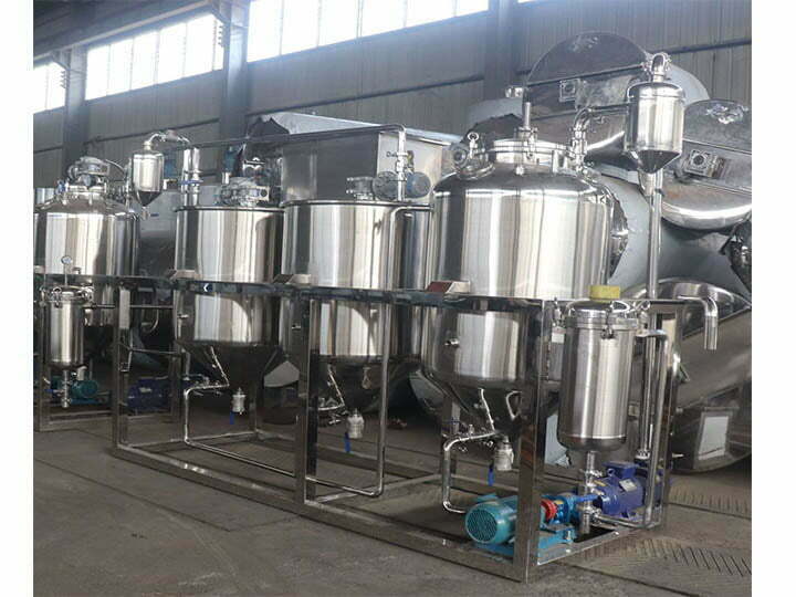 palm oil refining machine