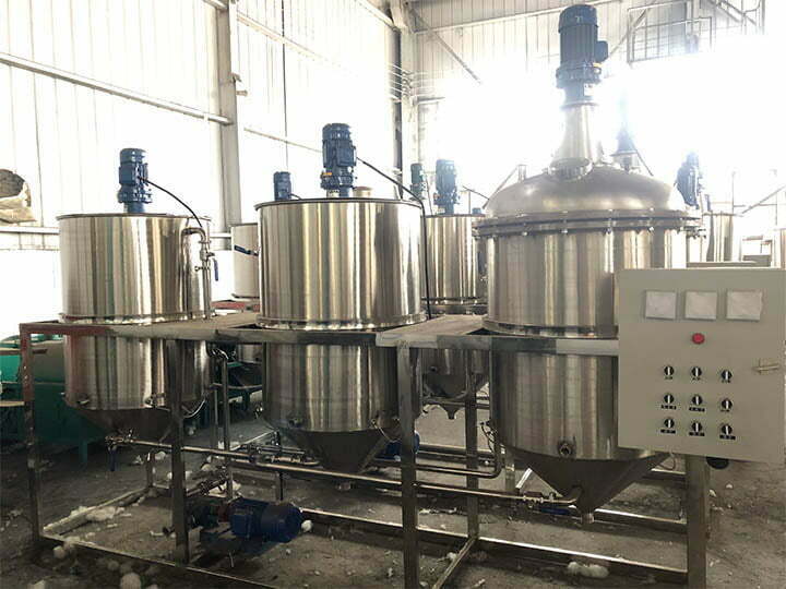 canola oil refinery equipment