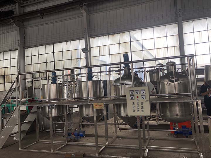 small oil refining machine