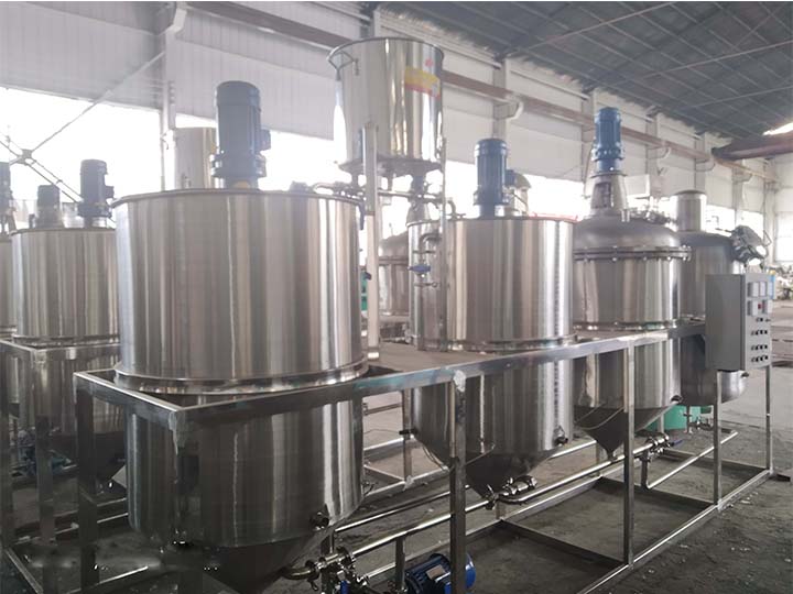 sunflower oil refinery machine