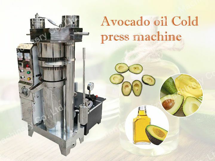 máquina de prensado en frío de aceite de aguacate