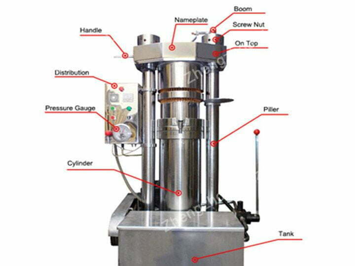 avocado oil extraction machine structure