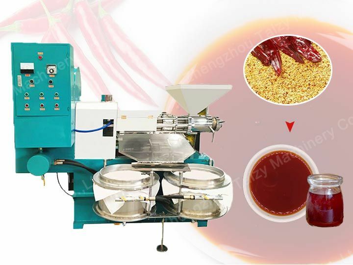 machine d'extraction d'huile de piment