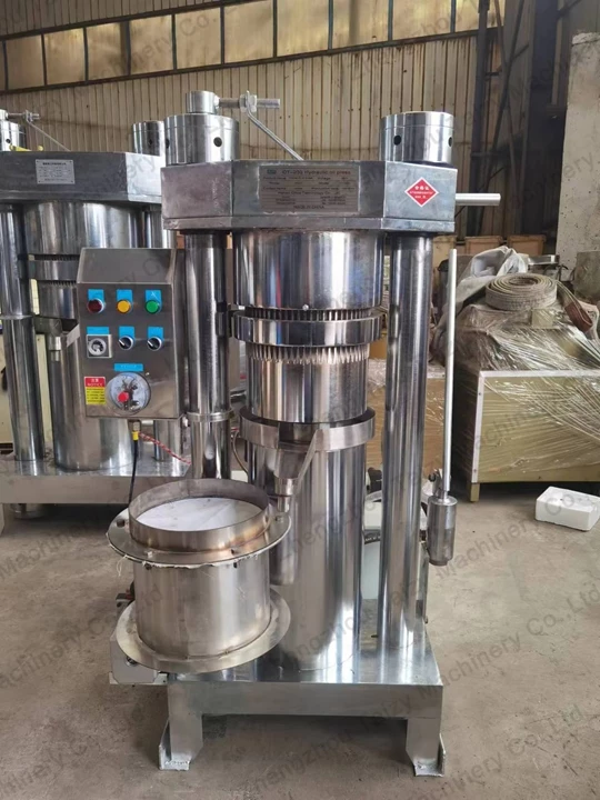 Cold oil press machine for walnut oil making