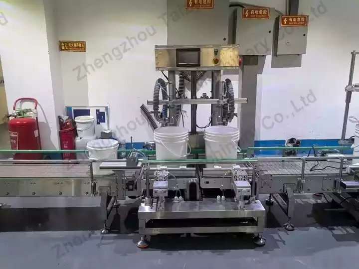 Edible oil filling production line for peanut oil