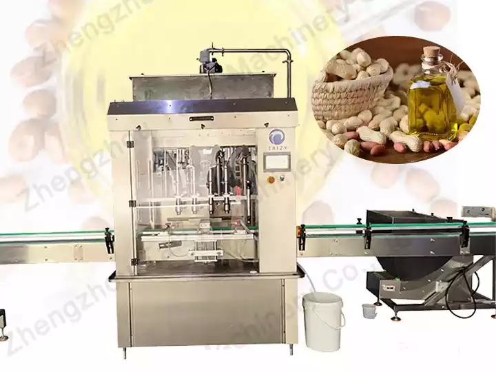 Peanut oil filling machine