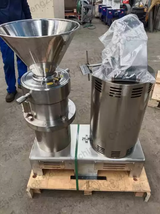 How A Congo Customer Expanded Peanut Processing With A Hydraulic Oil Press? 9 Vertical colloid mill cocoa paste grinding congo